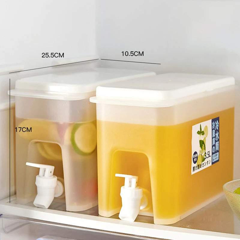 WOWHUB™ 3.5L Cold Kettle Beverage Dispenser with Faucet Lemonade
