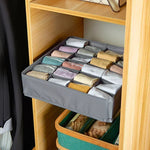 wowhub™ 24 POckets Fodable Woven Socks Organizer