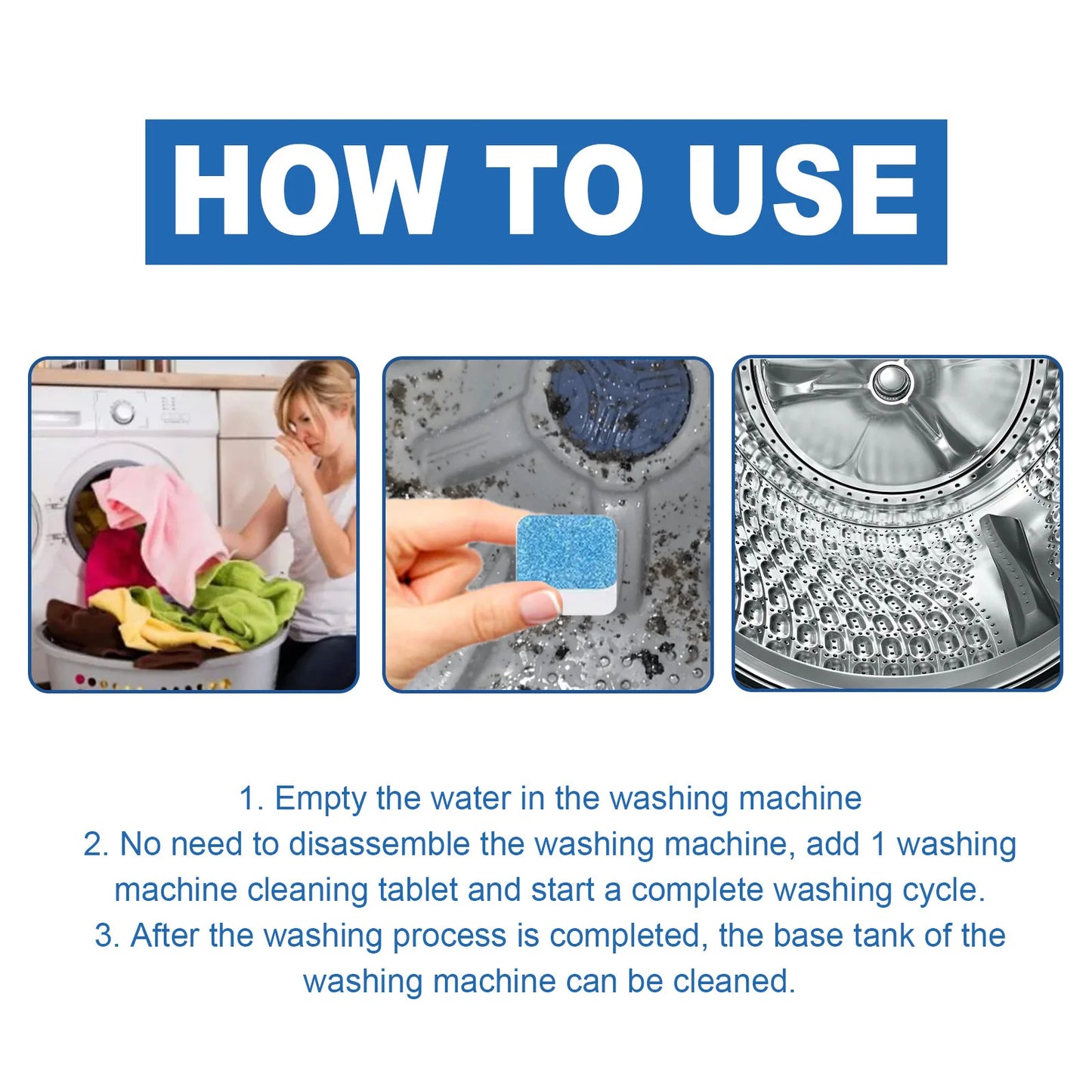 WOWHUB™Washing Machine Cleaning Tablet