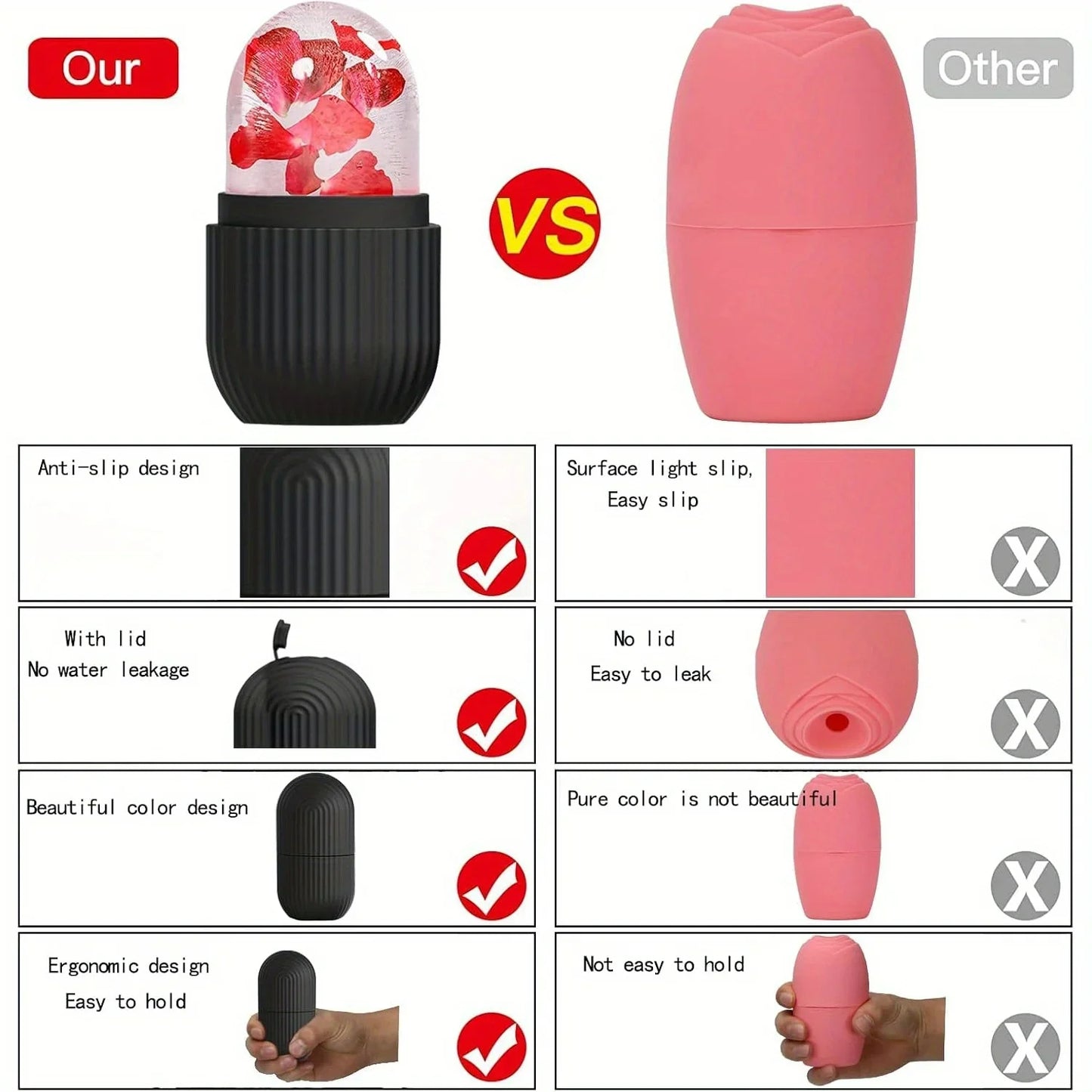 WOWHUB™ Silicone Ice Cube Trays for Face