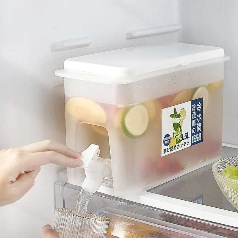 WOWHUB™ 3.5L Cold Kettle Beverage Dispenser with Faucet Lemonade
