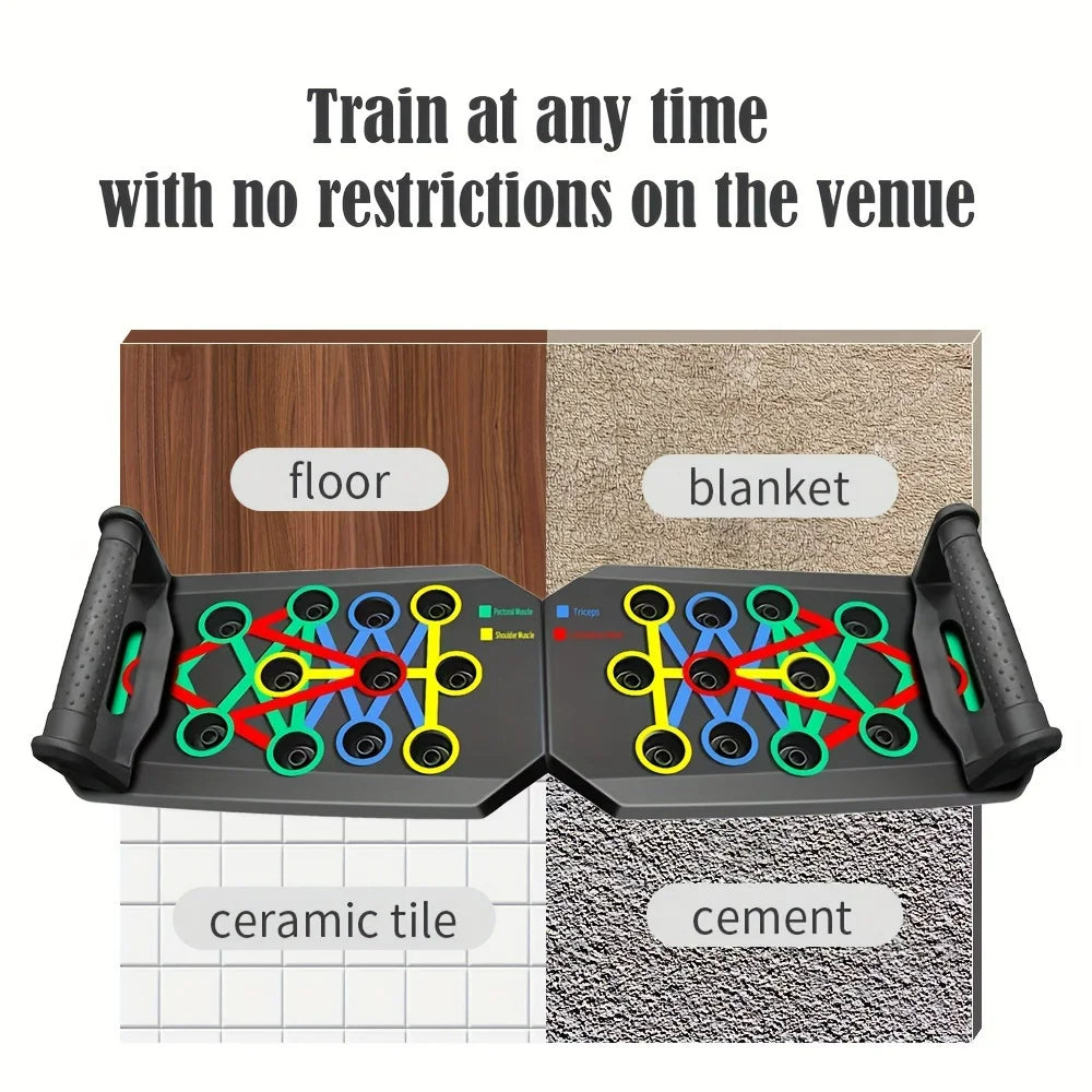 WowHub™ Multifunctional Push-Up Board - Durable Design for Chest & Abs Strength, Versatile Home Gym Equipment - Wow Hub