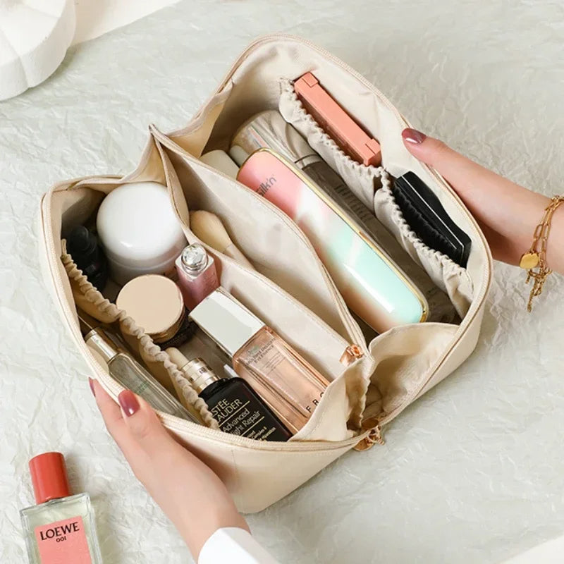 WOWHUB™ High End Retro Paid- Leather Travel Cosmetic Pouch