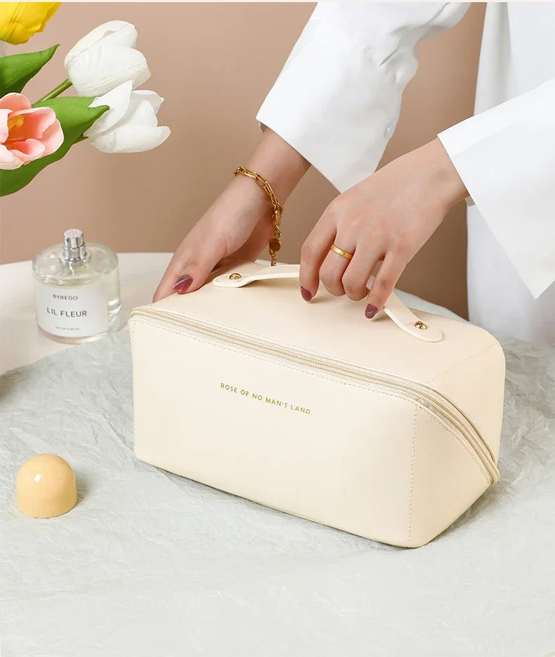 WOWHUB™ High End Retro Paid- Leather Travel Cosmetic Pouch