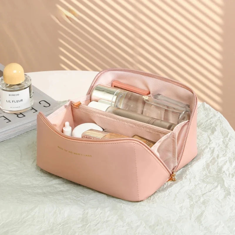 WOWHUB™ High End Retro Paid- Leather Travel Cosmetic Pouch