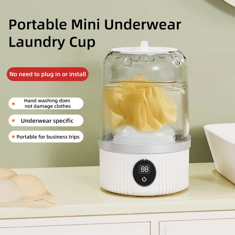 WOWHUB™Mini Portable Wireless Washing Machine for Under Garments