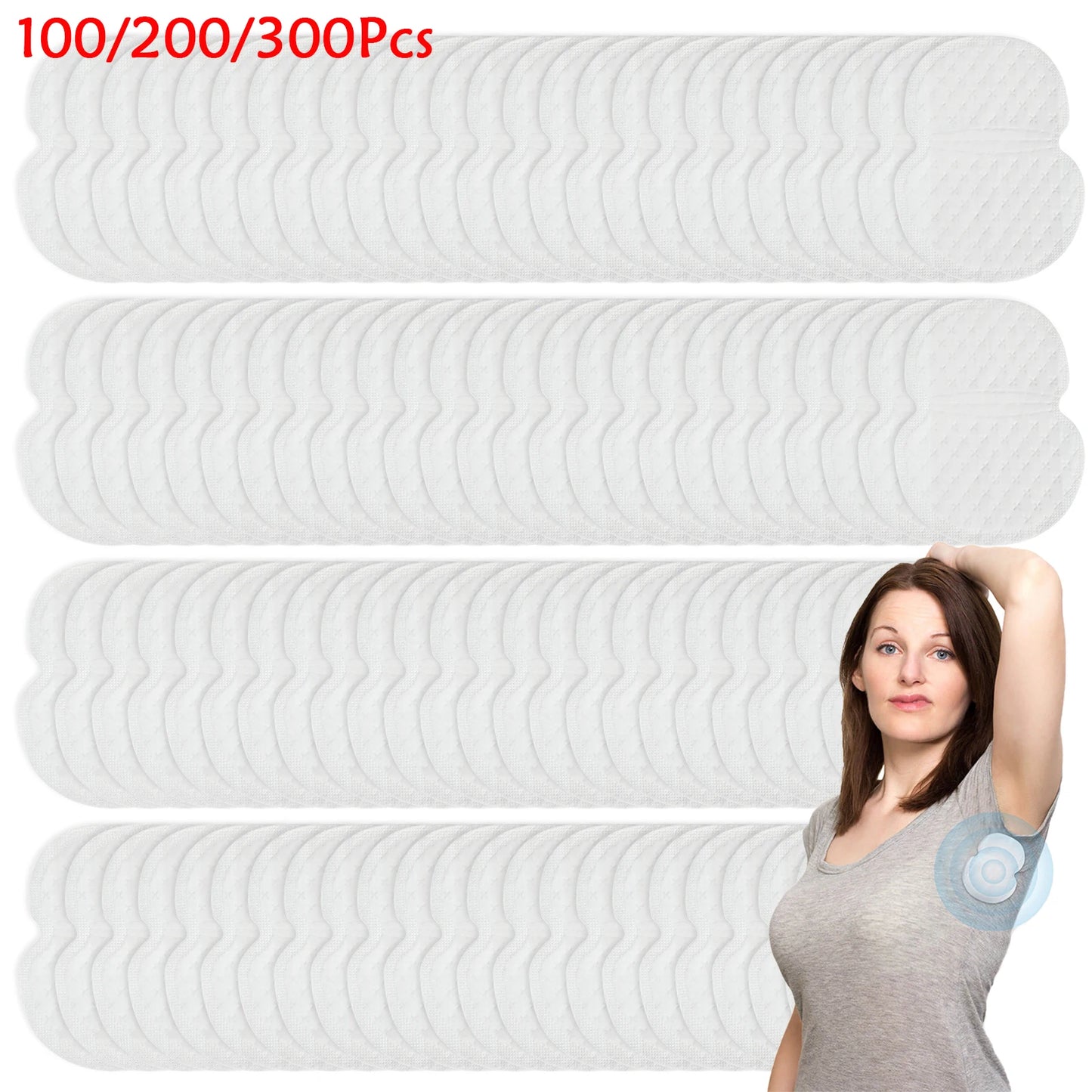 WOWHUB™ 3 Pairs Of disposable Underarm Sweat Pads