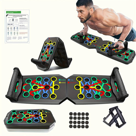 WowHub™ Multifunctional Push-Up Board - Durable Design for Chest & Abs Strength, Versatile Home Gym Equipment - Wow Hub