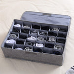 wowhub™ 24 POckets Fodable  Woven Socks   Organizer