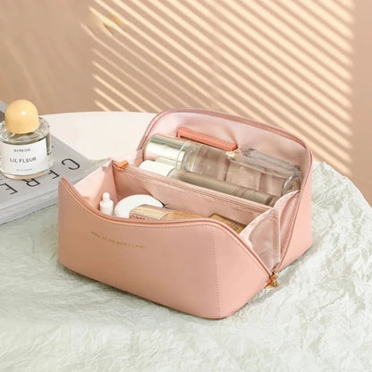 WOWHUB™ High End Retro Paid- Leather Travel Cosmetic Pouch